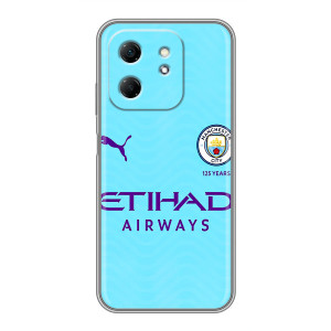 Силиконовые Чехлы принт Футбол на Infinix Hot 50i – Man City