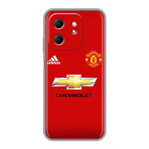 Силиконовые Чехлы принт Футбол на Infinix Hot 50i – Man United