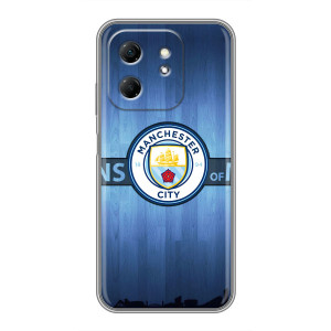 Силиконовые Чехлы принт Футбол на Infinix Hot 50i – ManCity