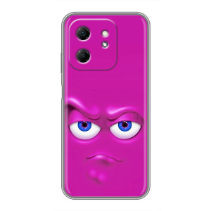 Силиконовые Чехлы (смешные стикеры) для Infinix Hot 50i – Хитрая мордочка