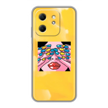 Силіконовий Бампер з принтом (ПАТРІОТ) для Infinix Hot 50i – Патріотка