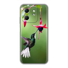 Силіконовий бампер з птичкою на Infinix Hot 50i – Калібрі