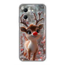 Яскравий чохол для Infinix Hot 50i з Зимові Оленята