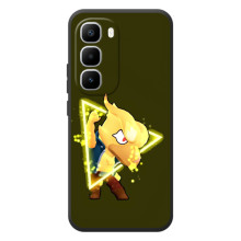 Бампер (ТПУ) с принтом Brawl Stars на Хот 60 Про Плюс (Ворон)