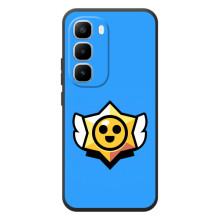 Бампер (ТПУ) с принтом Brawl Stars на Хот 60 Про Плюс (Значок)