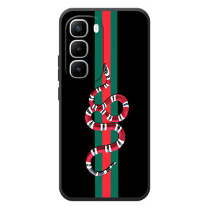 Чехлы Бренд GUCCI для Infinix Hot 60 Pro Plus – Змей Гуччи