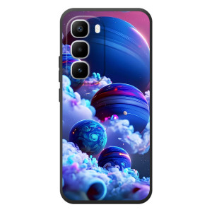 Чехлы КОСМОС для Infinix Hot 60 Pro Plus – Синие планеты