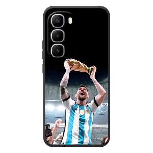 Чохли Лео Мессі Аргентина для Infinix Hot 60 Pro Plus (Щасливий Мессі)