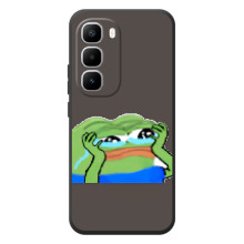 Чехлы с картинкой  Жаба Мем на Infinix Hot 60 Pro Plus (Плач лягушки)