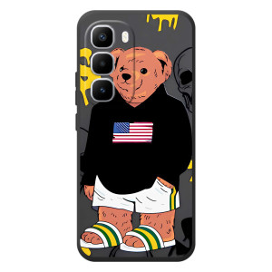 Чехлы Мишка Тедди для Хот 60 Про Плюс – Teddy USA