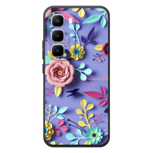 Чехлы с Цветами для Infinix Hot 60 Pro Plus (VPrint) – Цветочный дизайн