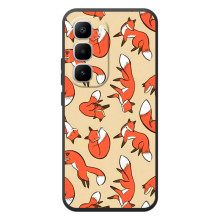 Чехлы с картинкой Лисички для Infinix Hot 60 Pro Plus (VPrint) – Лисички