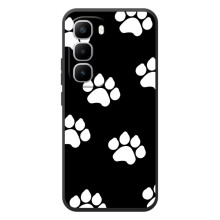 Чехлы с собаками для Infinix Hot 60 Pro Plus (VPrint) (Следы собаки)