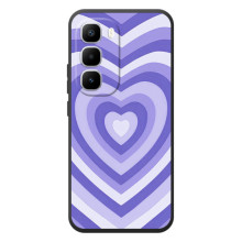 Чехлы с тематикой "Маленькие Сердечки" на Infinix Hot 60 Pro Plus (Сердце фиолет)
