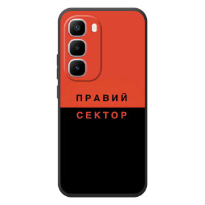 Чехлы УПА (Красно-Чёрный) на Infinix Hot 60 Pro Plus – Правый Серктор