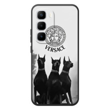 Чехлы VERSACE для Хот 60 Про Плюс (PREMIUMPrint) (Доберман Версаче)