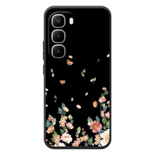 Чохол для Хот 60 Про Плюс - з принтом (Дизайнерські) (AlphaPrint) (Маленькі квіти)