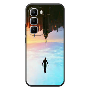 Чехол с человеком пауком для Infinix Hot 60 Pro Plus - (AlphaPrint)