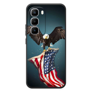 Чохол Прапор USA для Infinix Hot 60 Pro Plus – Орел і прапор