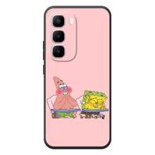 Чохол Губка Боб для Хот 60 Про Плюс (За партою)