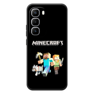 Чохол Майнкрафт на Infinix Hot 60 Pro Plus (AlphaPrint) Minecraft