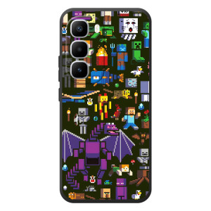 Чохол Майнкрафт на Infinix Hot 60 Pro Plus (AlphaPrint) Minecraft