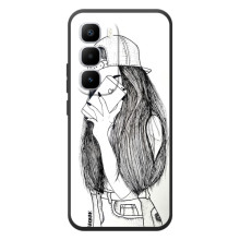 Чехол с печатью для Infinix Hot 60 Pro Plus - (Мода) (AlphaPrint) – Фото девочки