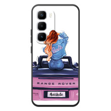 Чехол с печатью для Infinix Hot 60 Pro Plus - (Мода) (AlphaPrint) – На машине