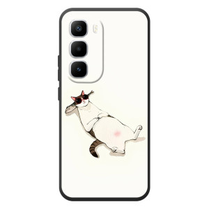 Чехол на тематику: Коты для Infinix Hot 60 Pro Plus (Отдых)