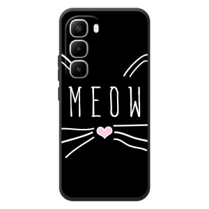 Бампер с изображением Котиков для Хот 60 Про Плюс (КОТИК MEOW)