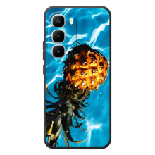 Чехол с изображением  вкусной еды для Infinix Hot 60 Pro Plus (Ананас)