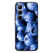 Чехол с изображением  вкусной еды для Infinix Hot 60 Pro Plus (Голубика)
