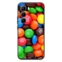 Чехол с изображением  вкусной еды для Infinix Hot 60 Pro Plus (Разноцветные M&M'S)