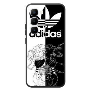 Чехол в стиле "Адидас" для Хот 60 Про Плюс – Adidas шнурки