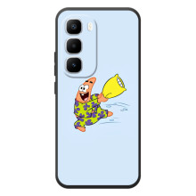 Чехол с картинкой Патрик на Infinix Hot 60 Pro Plus (Патрик с подушкой)