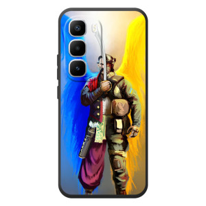 Чохол з картинкою (Патріотичний КОЗАК) на Infinix Hot 60 Pro Plus – КОЗАК  з крилами