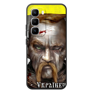 Чохол з картинкою (Патріотичний КОЗАК) на Infinix Hot 60 Pro Plus – Одноокий КОЗАК