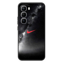 Чехол для Infinix Hot 60 Pro Plus - с принтом Найк (AlphaPrint) (Найк красный)