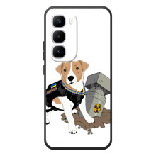 Чехол с принтом Собаки Патрон для Infinix Hot 60 Pro Plus (Пёс Патрон с ракетой)