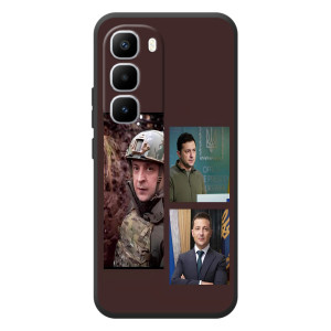 Чохол для Infinix Hot 60 Pro Plus (AlphaPrint - с принтом Зеленського)