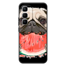 Чехол (ТПУ) Милые собачки для Infinix Hot 60 Pro Plus (Смешной Мопс)
