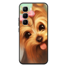 Чехол (ТПУ) Милые собачки для Infinix Hot 60 Pro Plus (Йоршенский терьер)