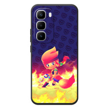 Чехол (ТПУ) с героями Бравл Старс на Infinix Hot 60 Pro Plus (Пенни в огне)