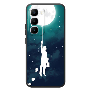 Чохол (ТПУ) з планетами на Infinix Hot 60 Pro Plus – To The moon