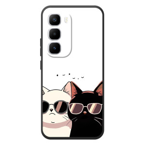 Чохол з малюнком кіт на Infinix Hot 60 Pro Plus