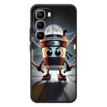 Чехол с мемом Тралалело тралала на Infinix Hot 60 Pro Plus – Капучино асасино