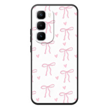 Чехол с бантиками на Хот 60 Про Плюс (Маленькие бантики)