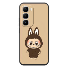 Чохол з Лабубу на Infinix Hot 60 Pro Plus (Коричневий Лабубу)