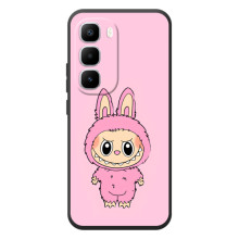 Чохол з Лабубу на Infinix Hot 60 Pro Plus (Рожевий Лабубу)