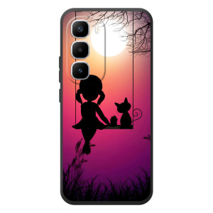 Девчачий Чехол для Infinix Hot 60 Pro Plus – На качели